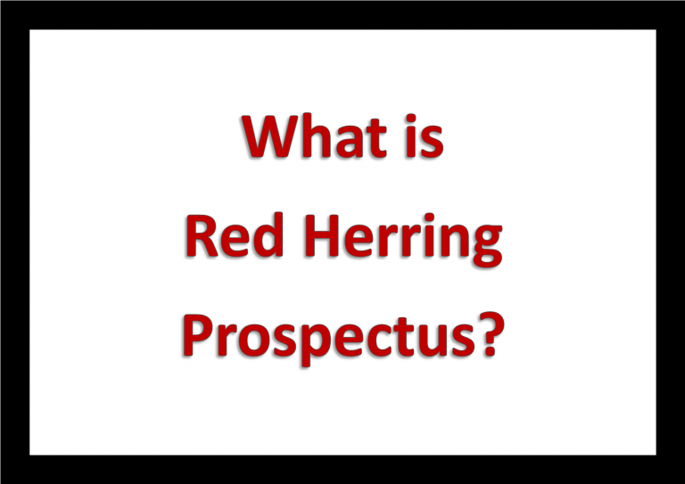 what-is-red-herring-prospectus-indian-economy